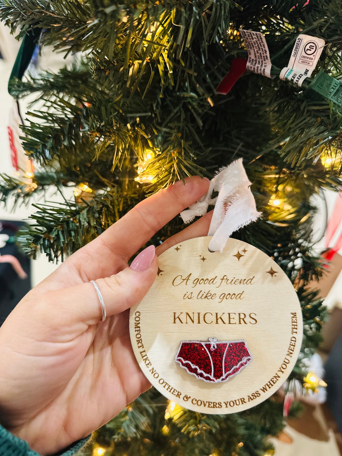 "Good Pair of Knickers" ornament