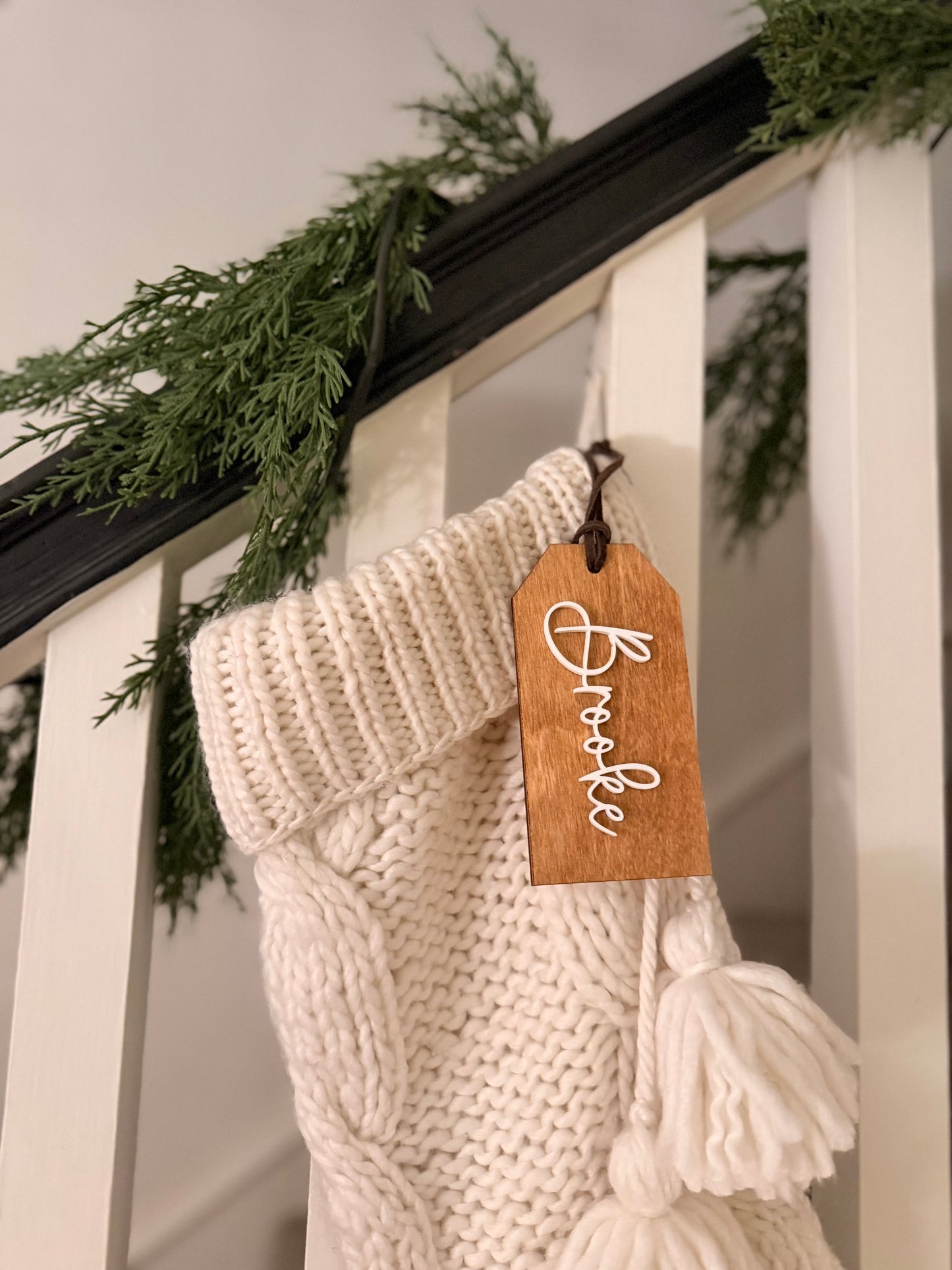 3D Name Stocking Tag