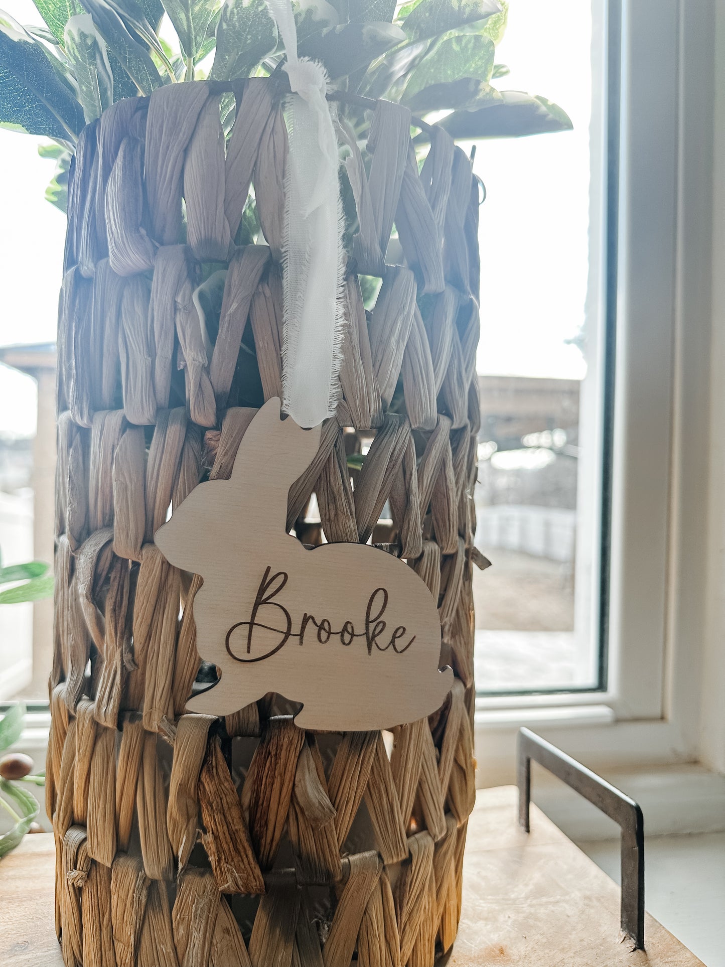 Bunny Rabbit Basket Tags