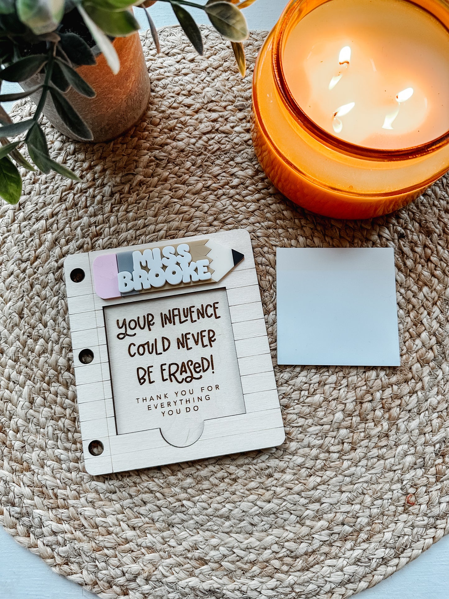 Post It Note Holder