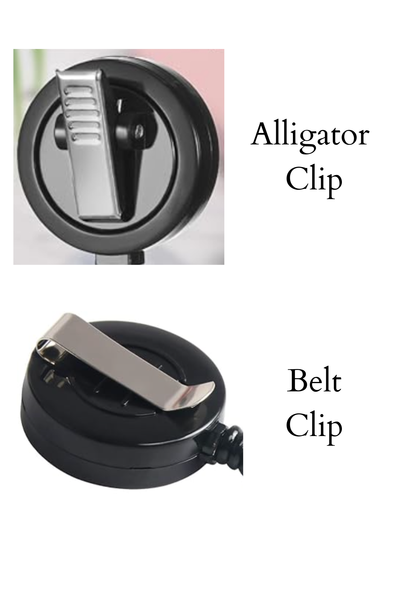 Arched Scallop Badge Reel + Badge