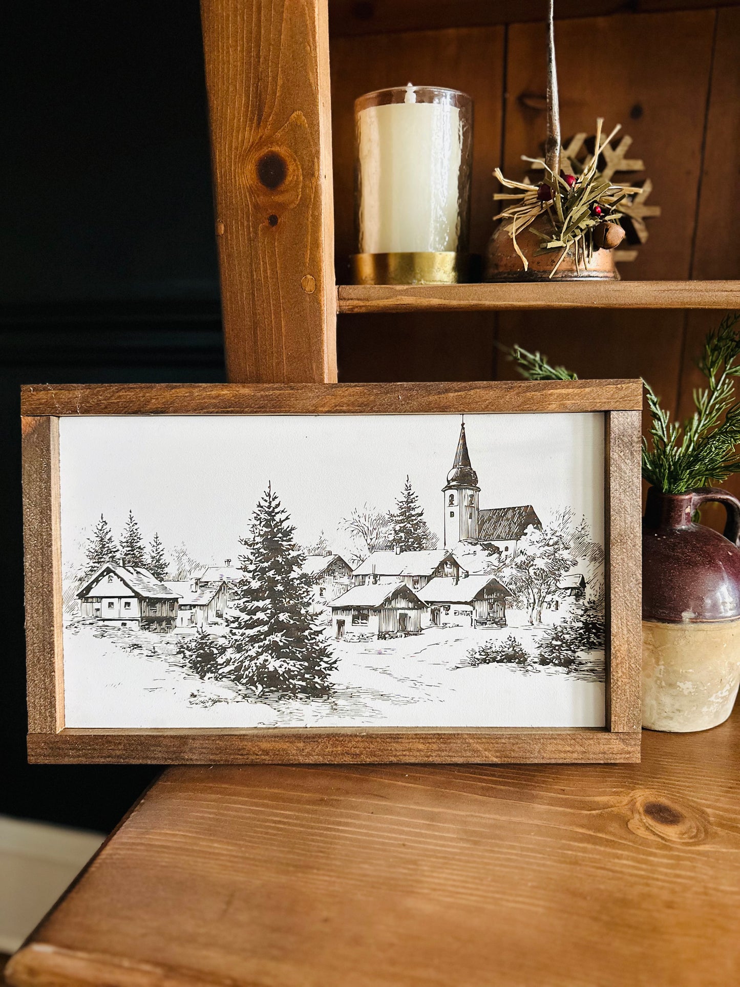 Vintage Christmas Village