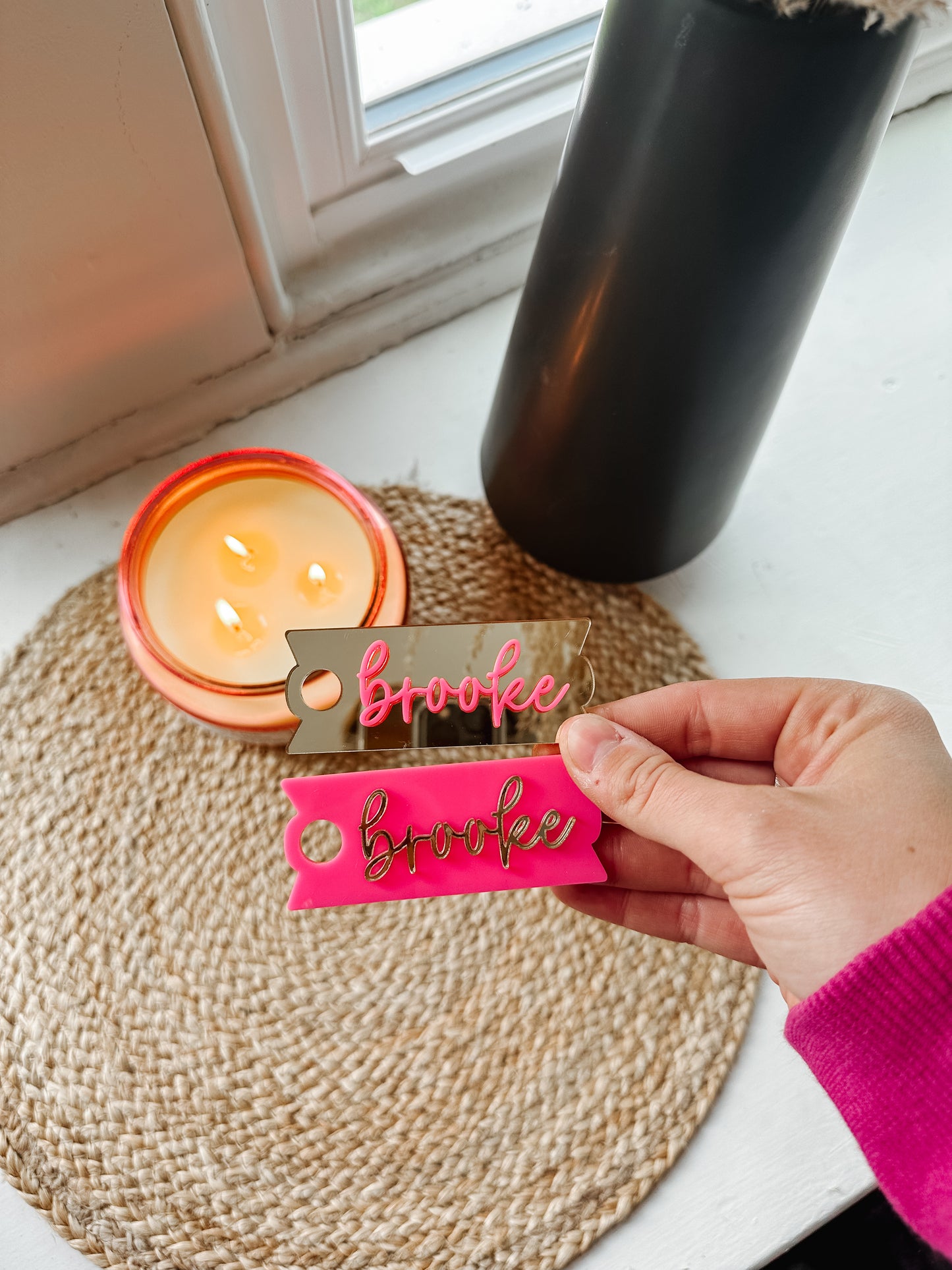 Pink & Gold Stanley Topper