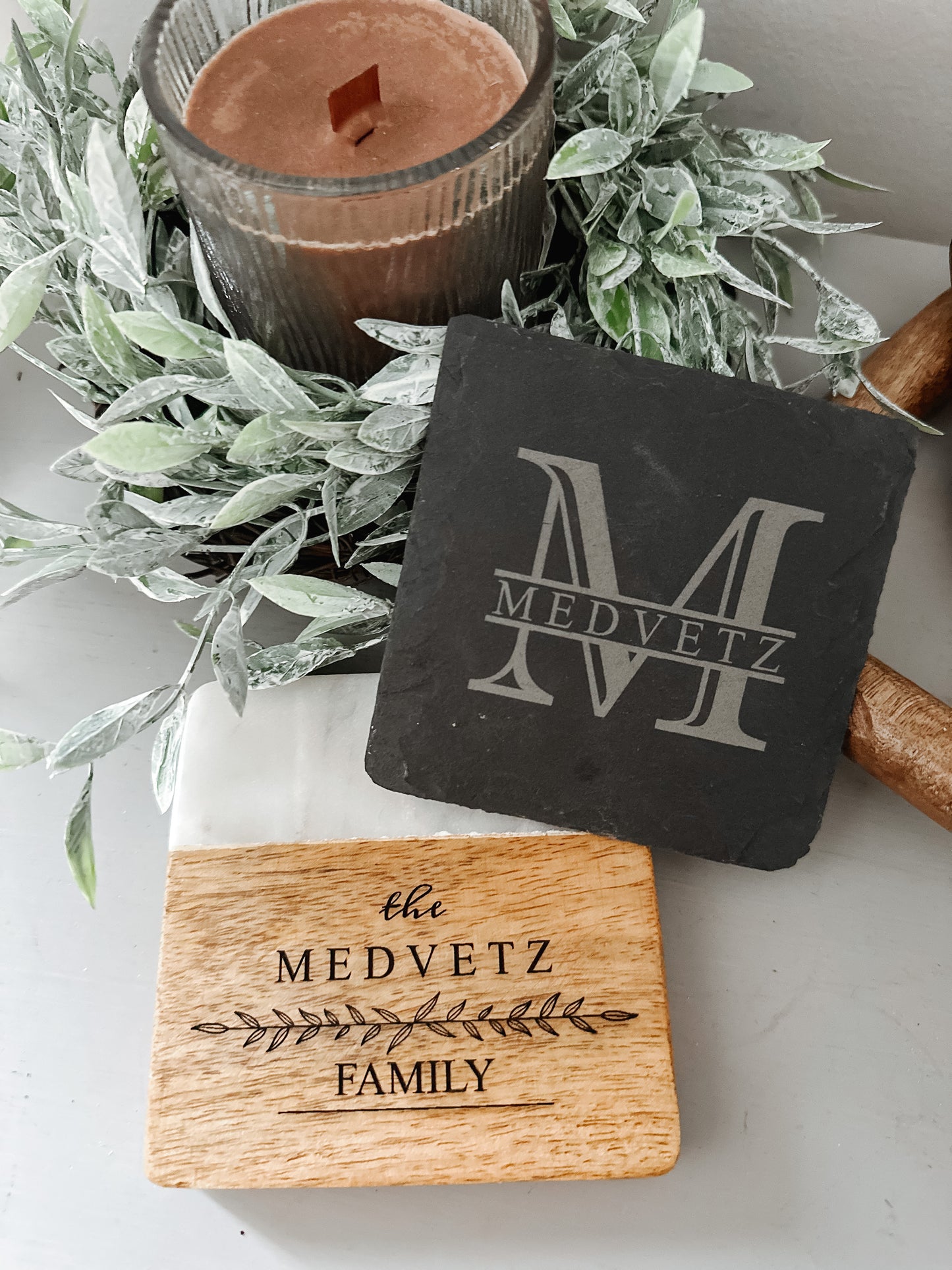 Family Name Coaster