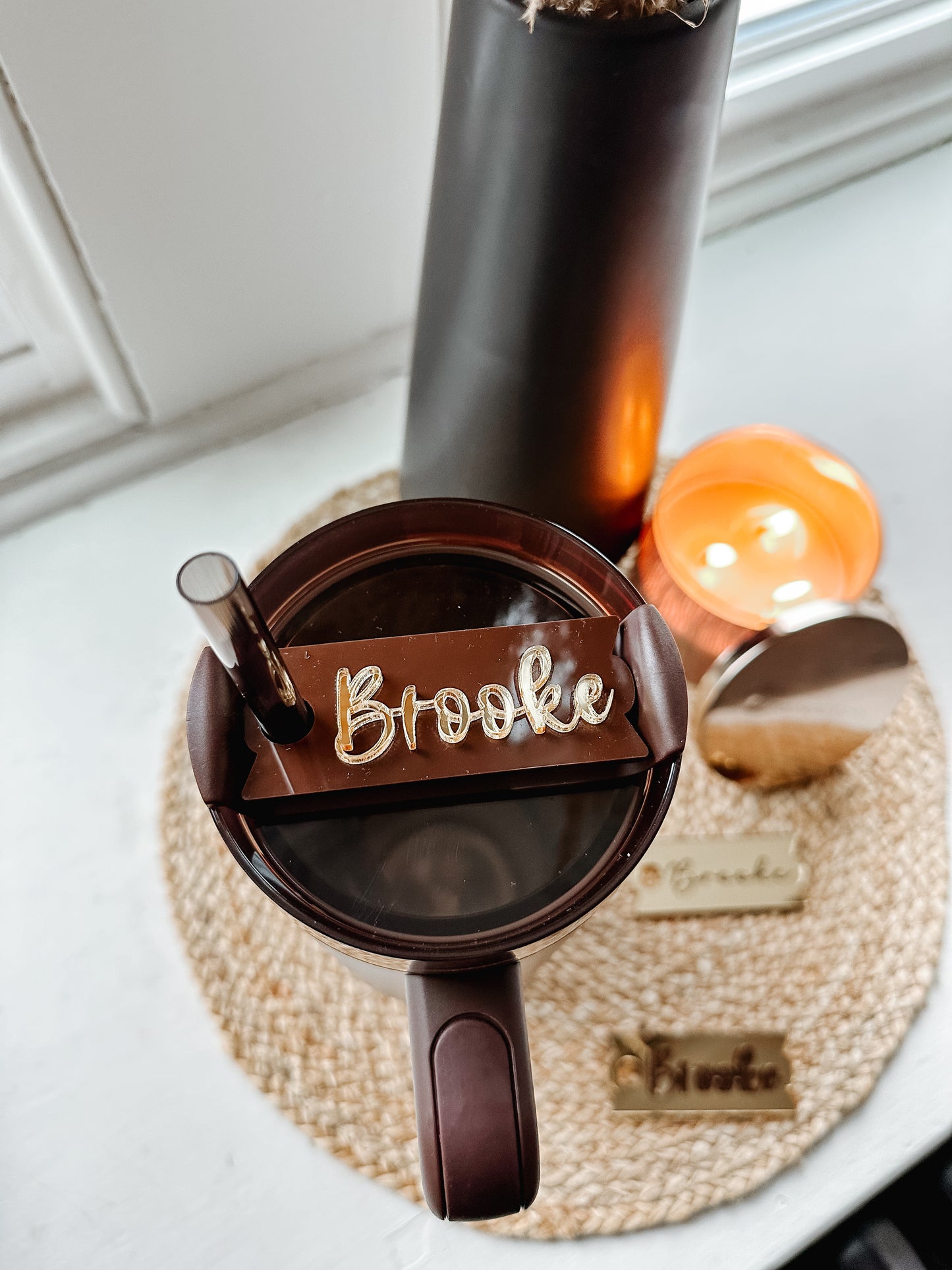 Brown & Gold Stanley Topper