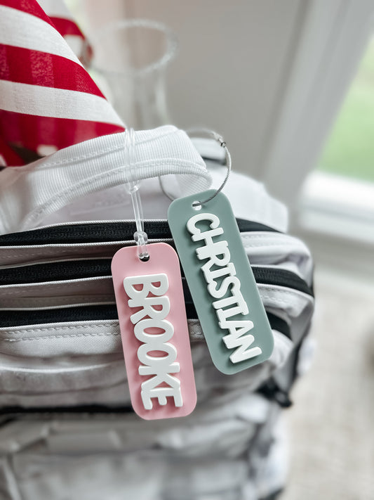 Backpack Name Tags