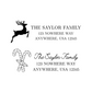 Christmas Card Return Address Stamp