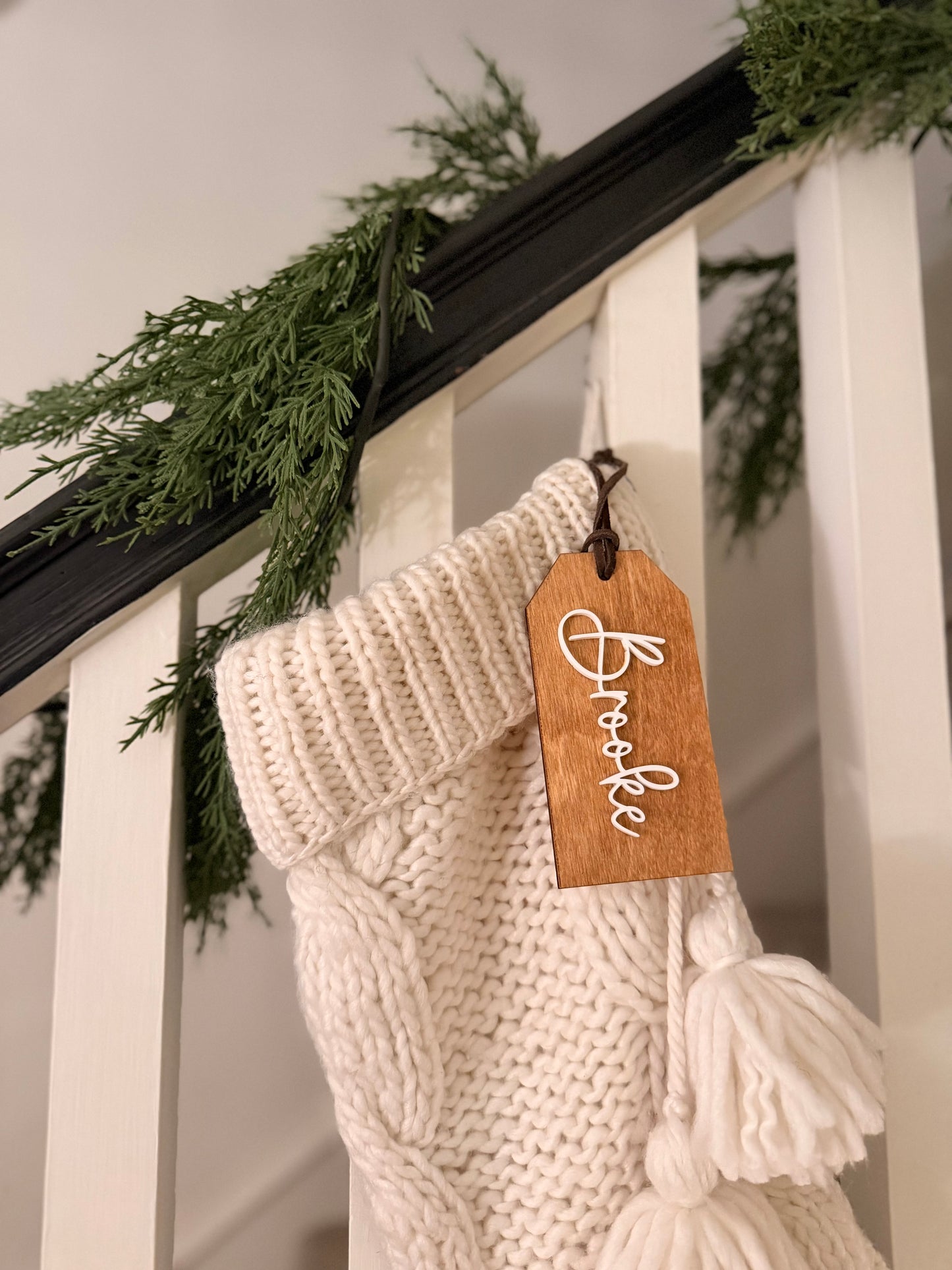 3D Name Stocking Tag