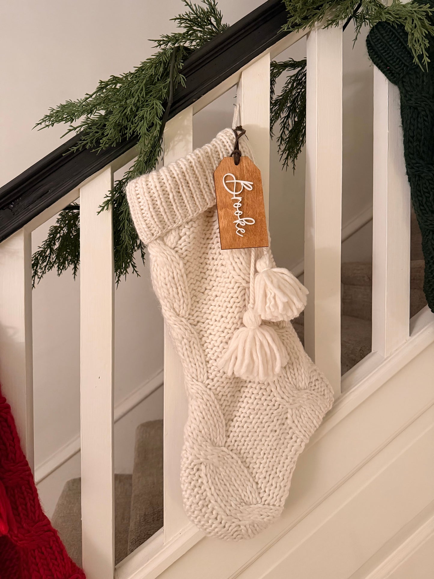 3D Name Stocking Tag