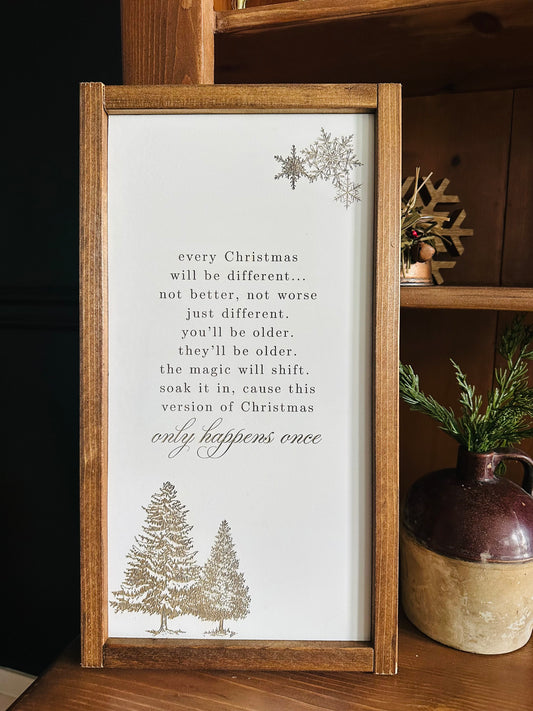 Every Christmas Only Happens Once