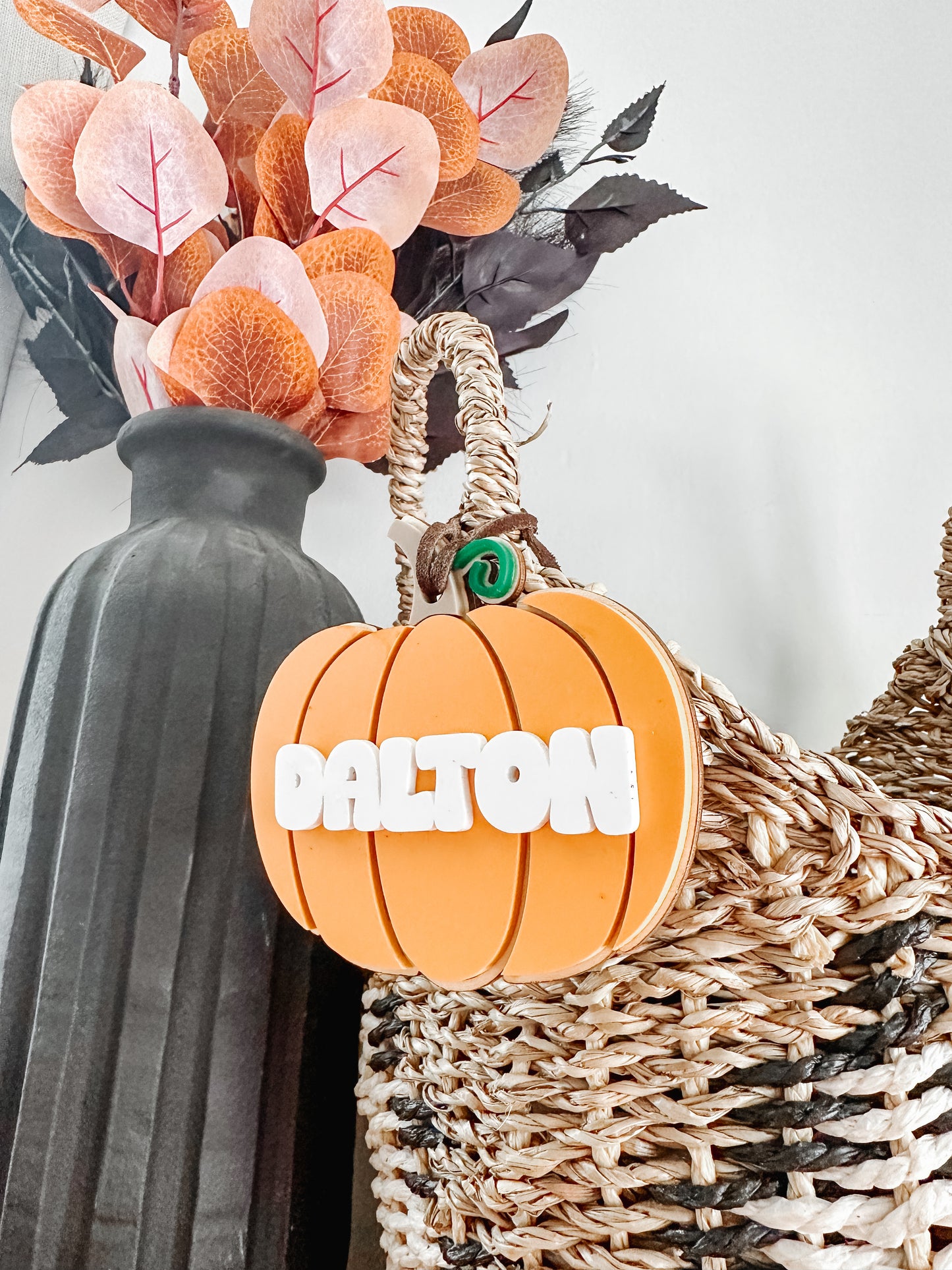 Pumpkin Boo Basket Tag