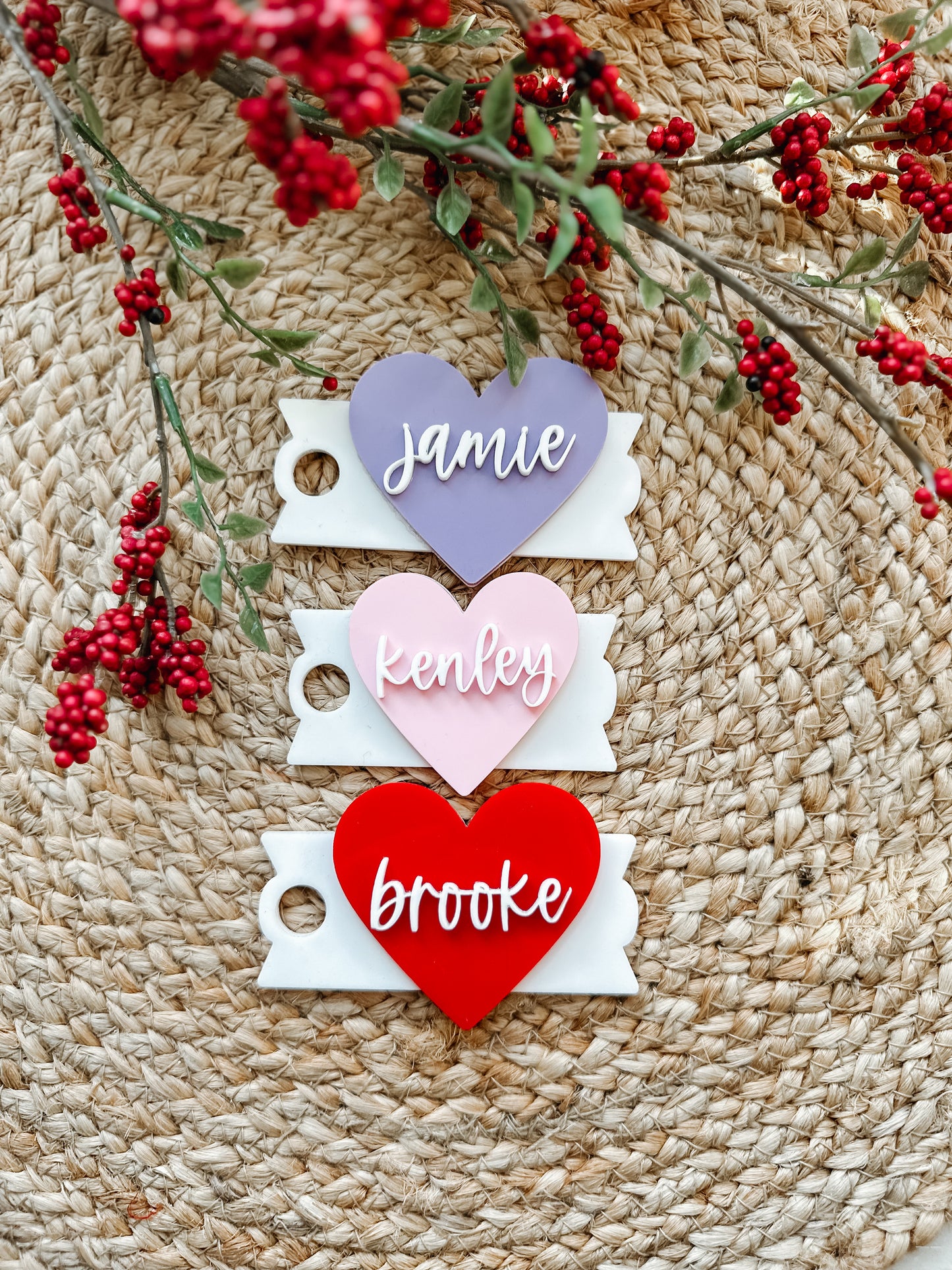 Heart Personalized Stanley Topper