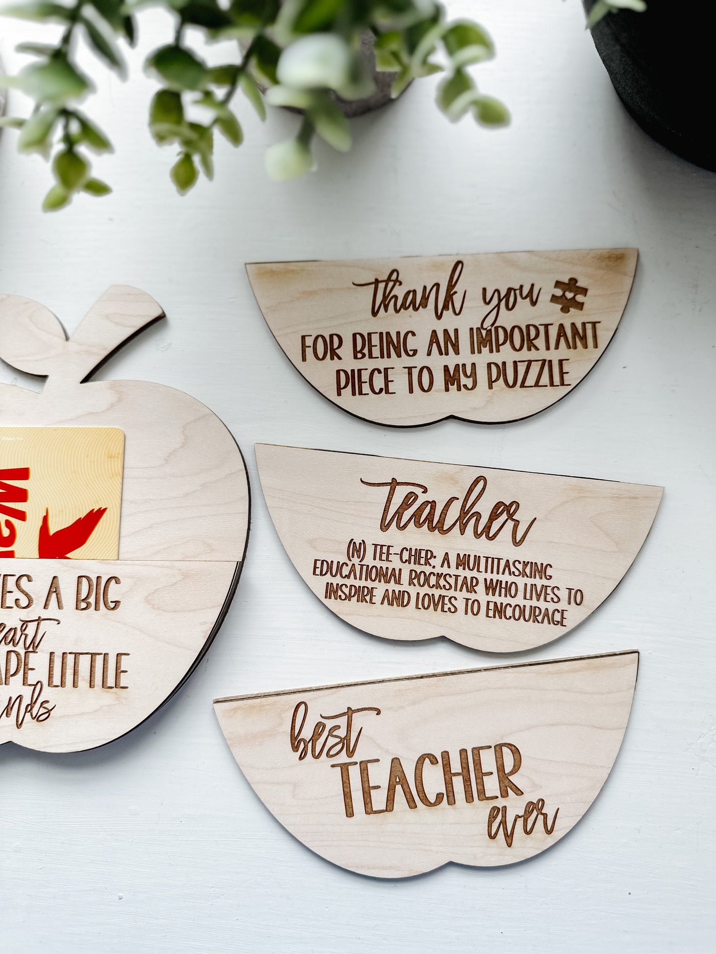 Teacher Gift Card Holder