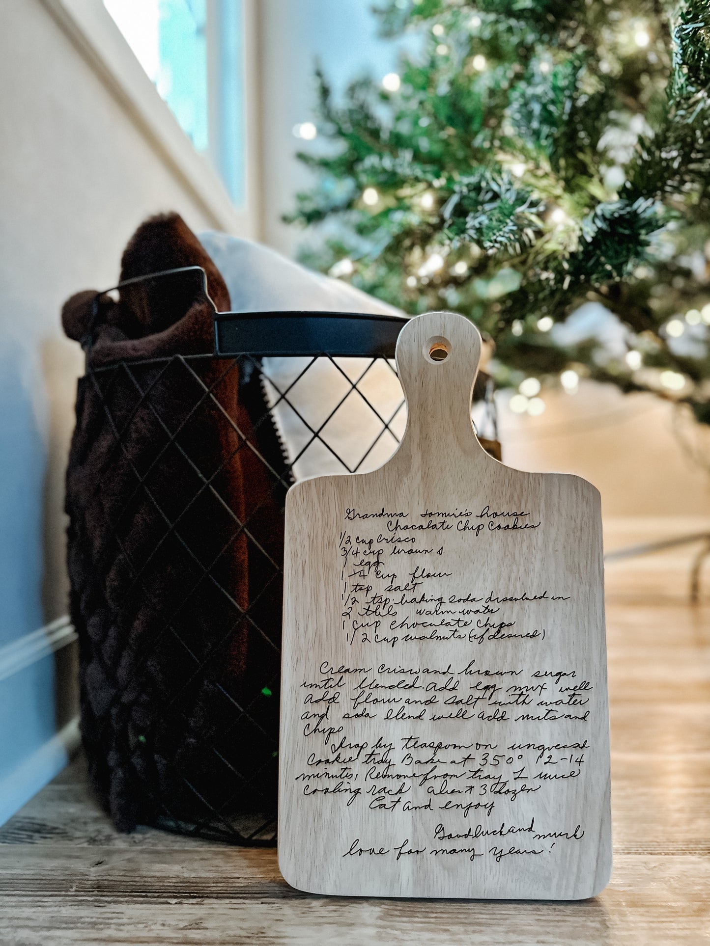 Family Recipe Cutting Board